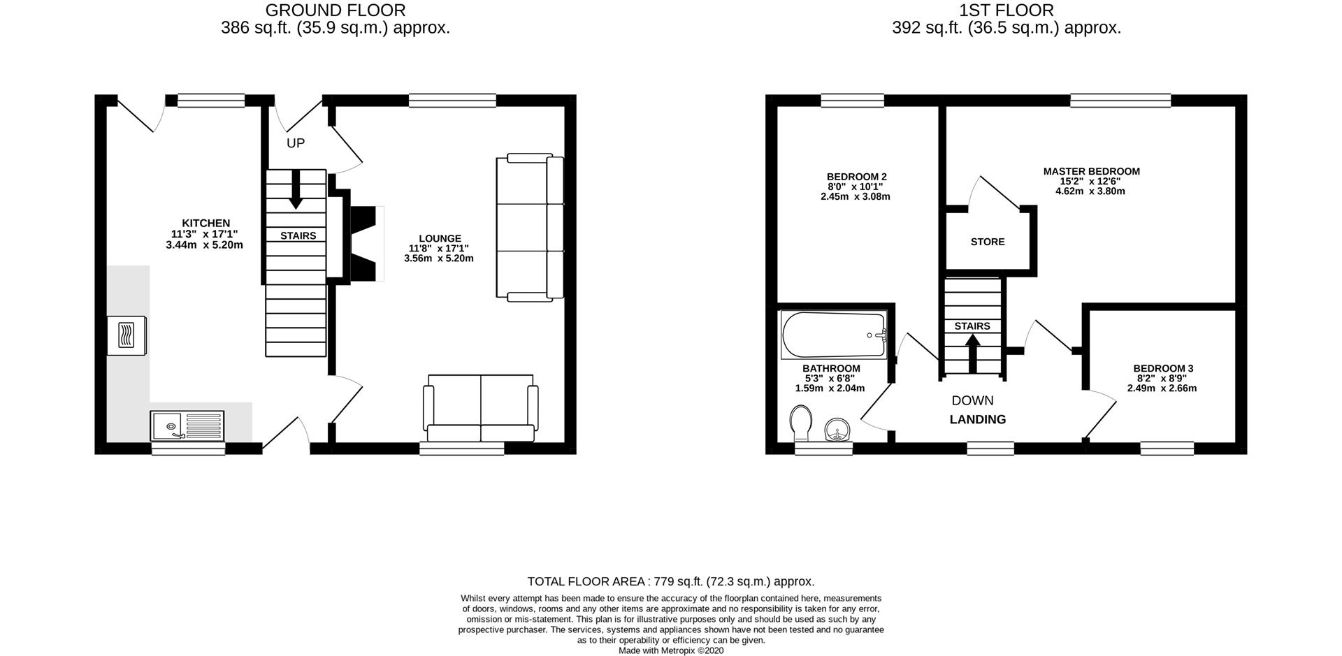 Floorplans For Reney Avenue, Sheffield