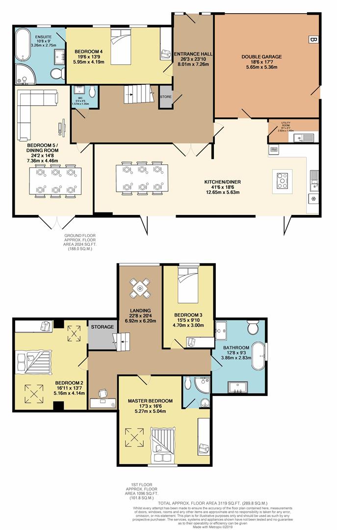 Floorplans For Hockley Lane, Wingerworth, Chesterfield