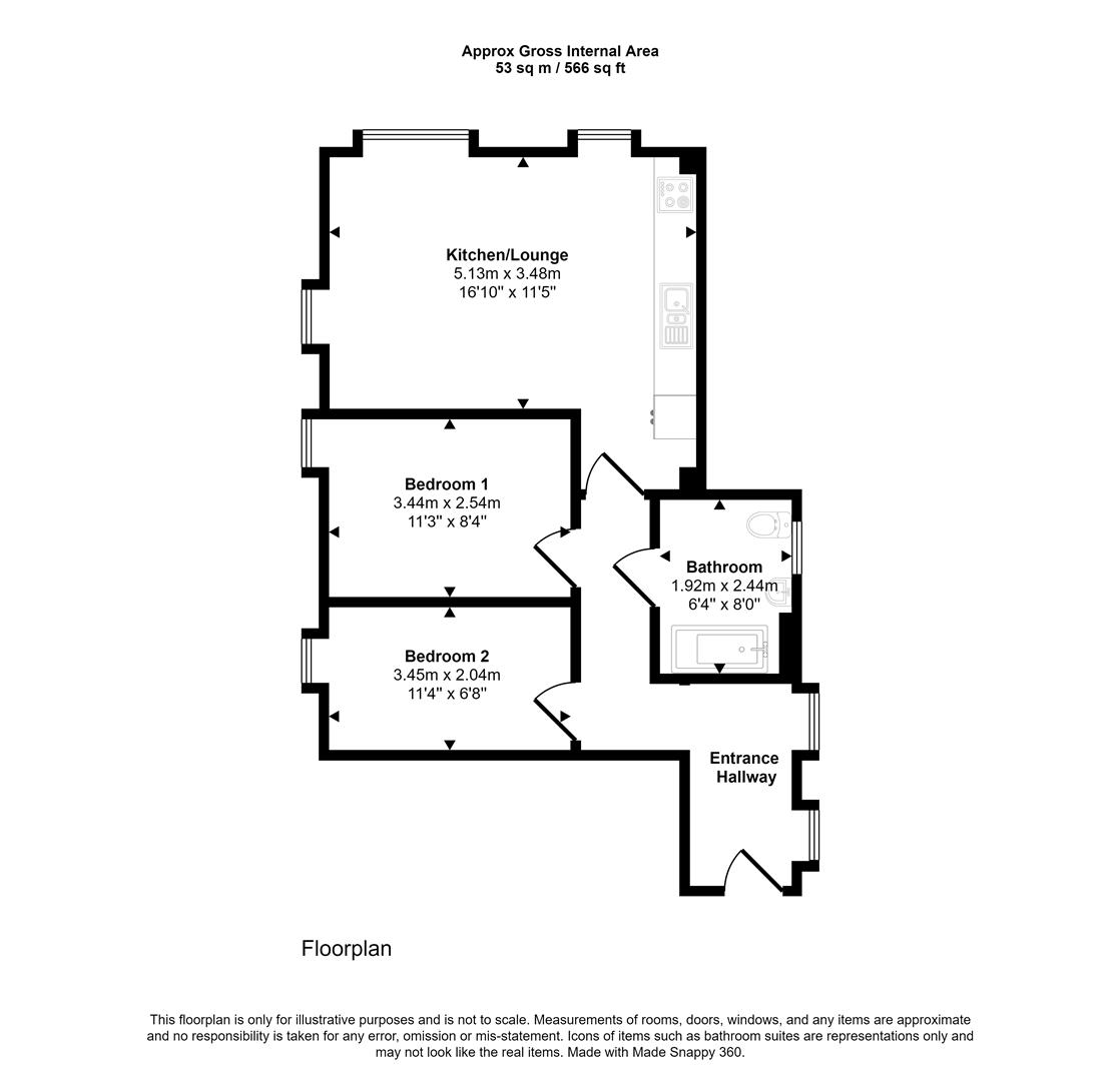 Floorplans For Norfolk Park Road, Sheffield