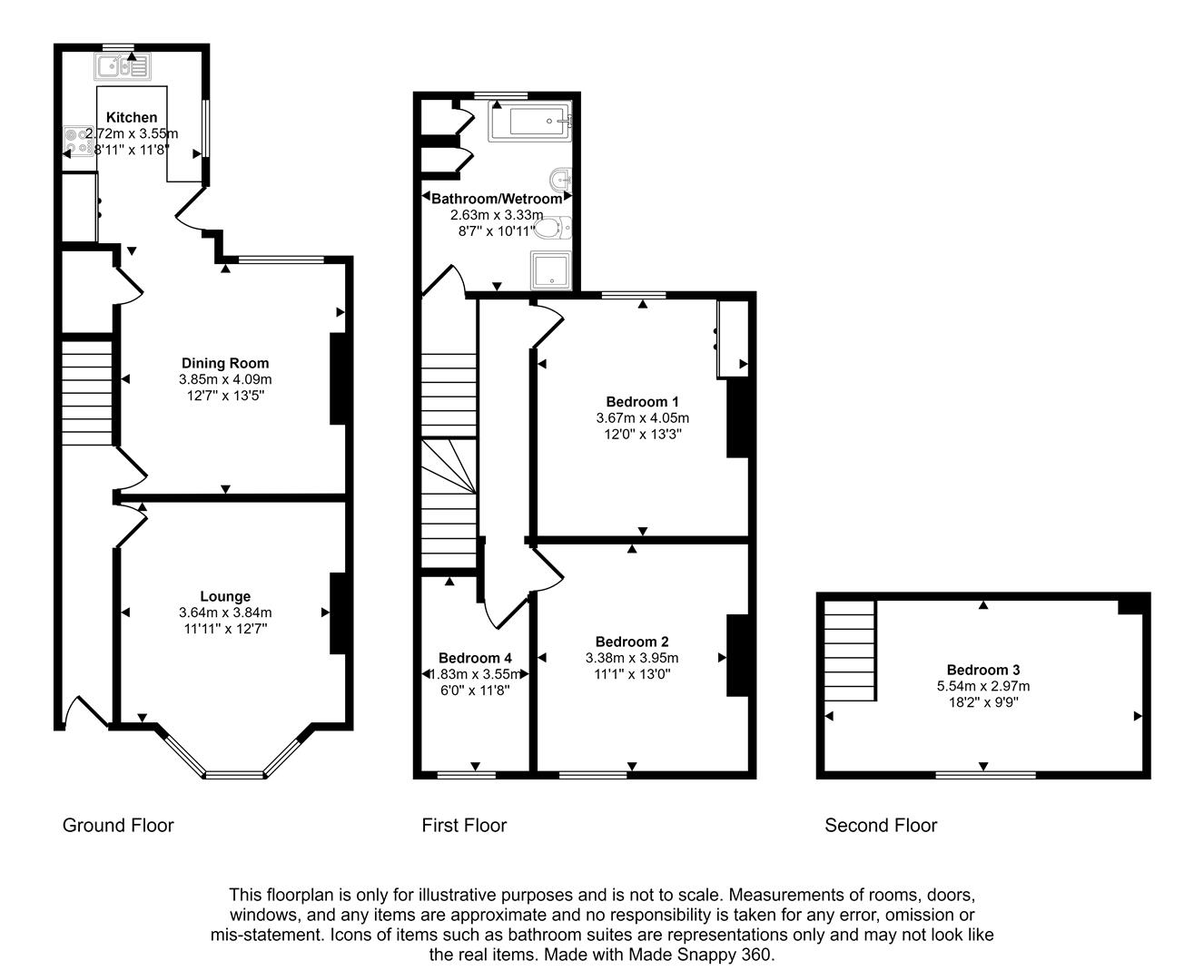 Floorplans For Cobnar Road, Sheffield