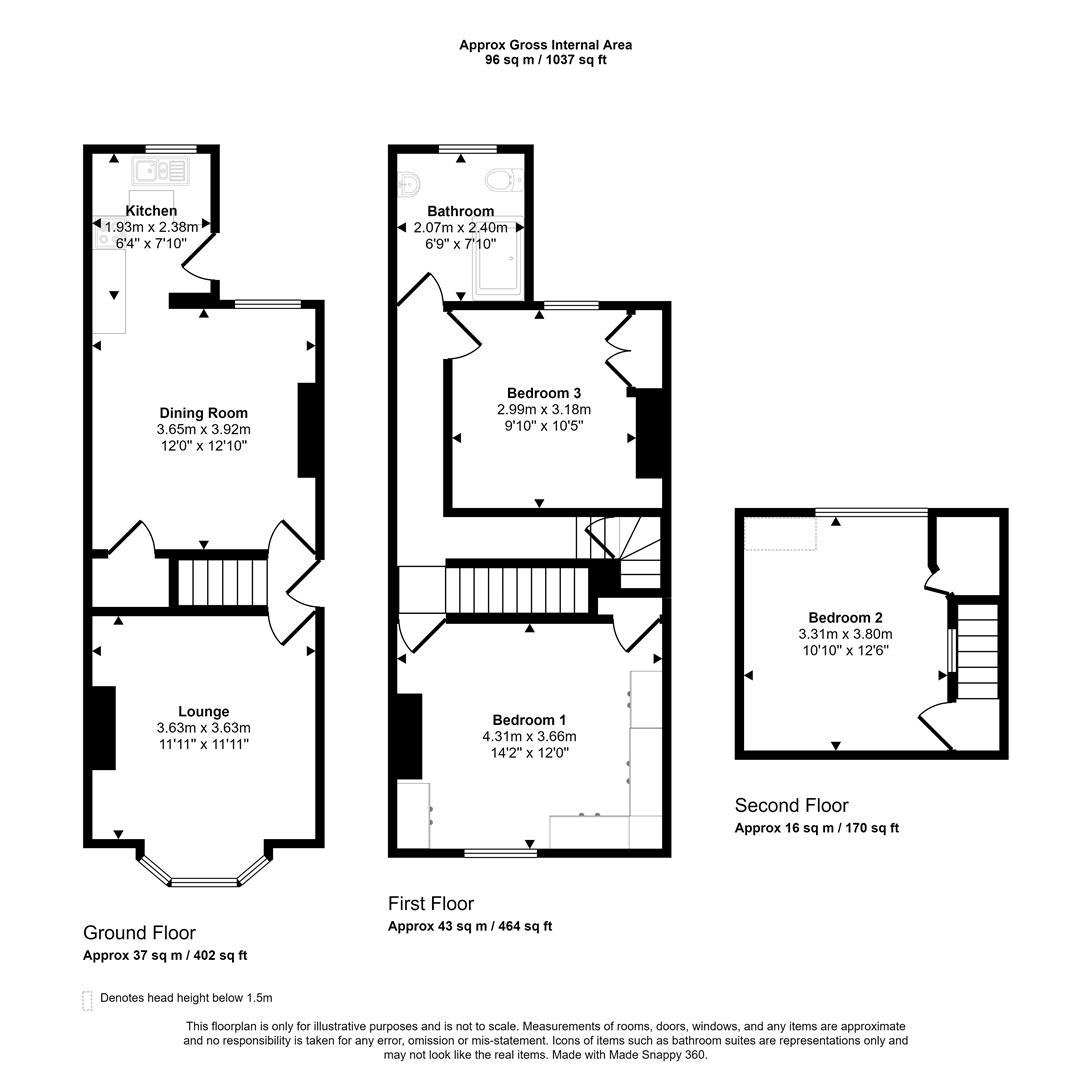 Floorplans For Woodseats House Road, Sheffield