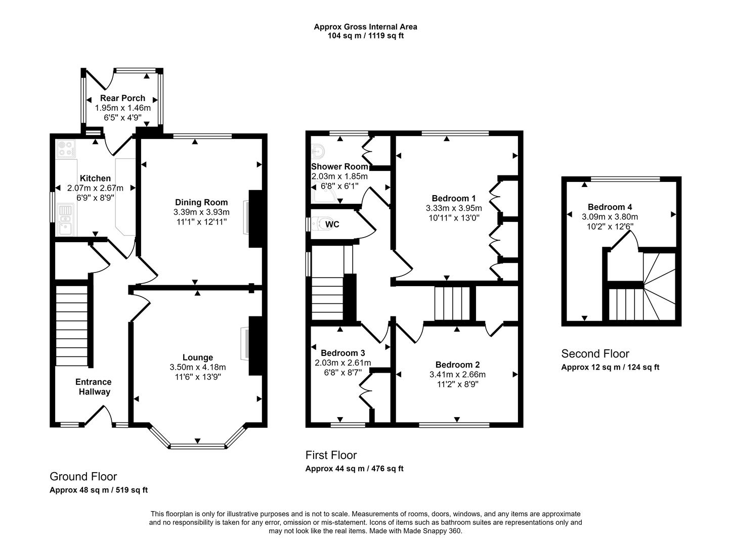 Floorplans For Greenhill Main Road, Sheffield