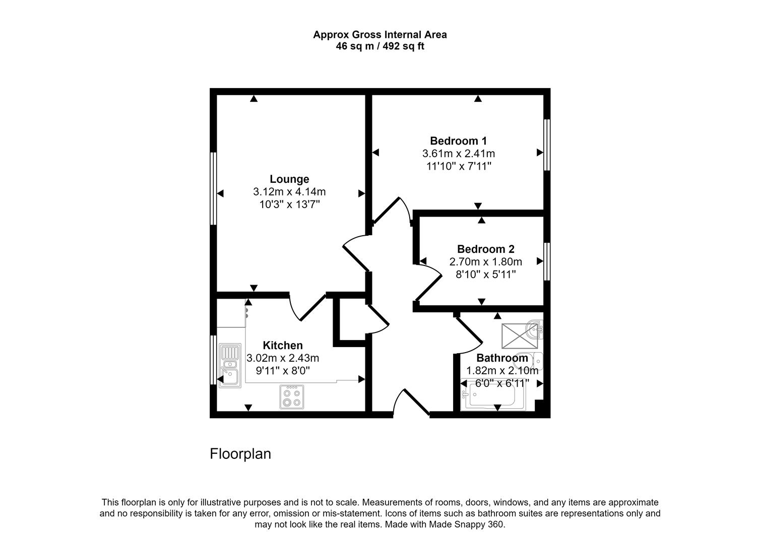 Floorplans For Tadcaster Road, Sheffield